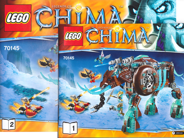 70145 Maula's Ice Mammoth Stomper (Used) LEGO Legends of Chima product image 2, provided for visual reference and product