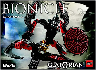 8978 Skrall (Used) LEGO BIONICLE product image 2, provided for visual reference and product detail review