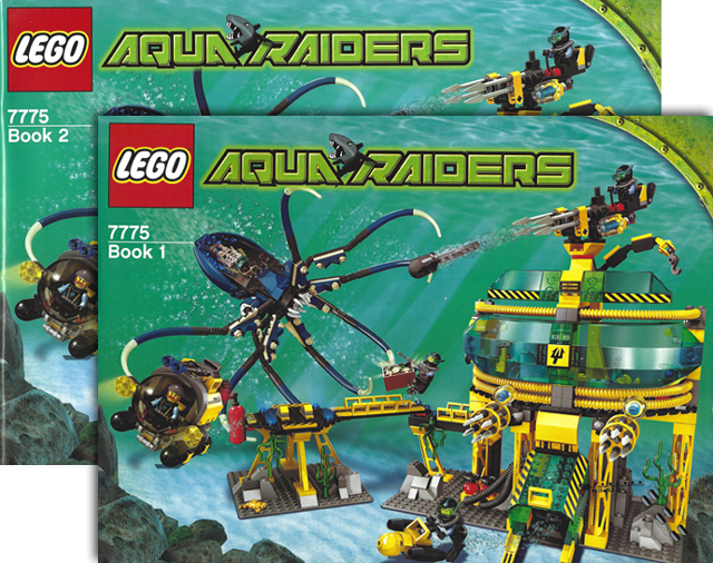 7775 Aquabase Invasion (Used) LEGO Aquazone product image 2, provided for visual reference and product detail review