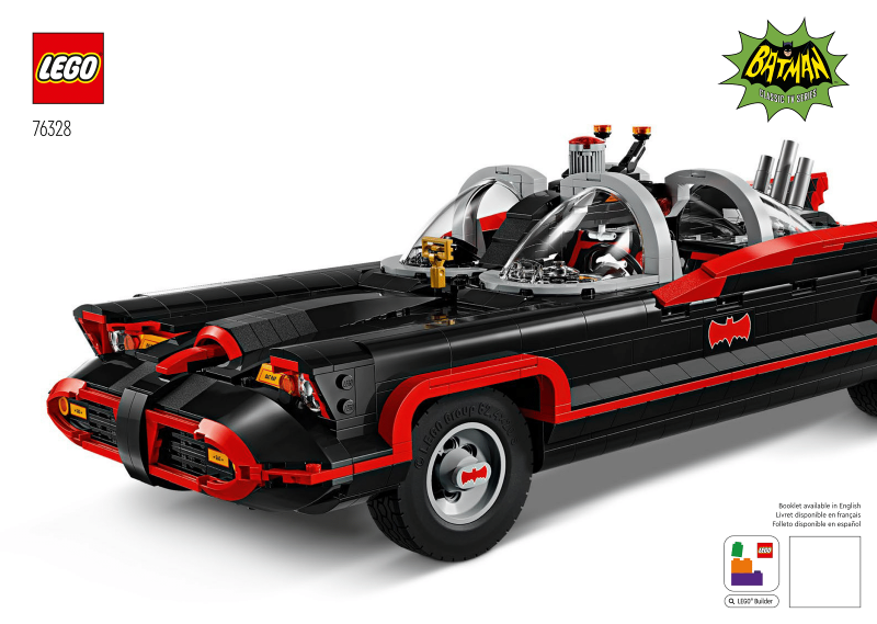 76328 Batman: The Classic TV Series Batmobile (Used) LEGO Super Heroes product image 2, provided for visual reference and
