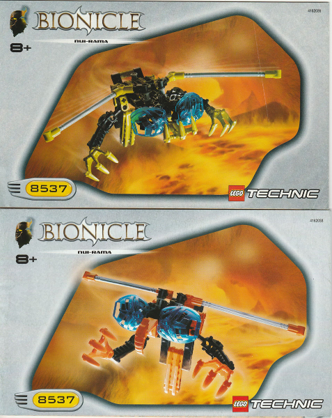 8537 Nui-Rama (Used) LEGO BIONICLE product image 2, provided for visual reference and product detail review