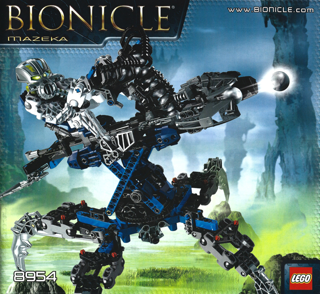 8954 Mazeka (Used) LEGO BIONICLE product image 2, provided for visual reference and product detail review