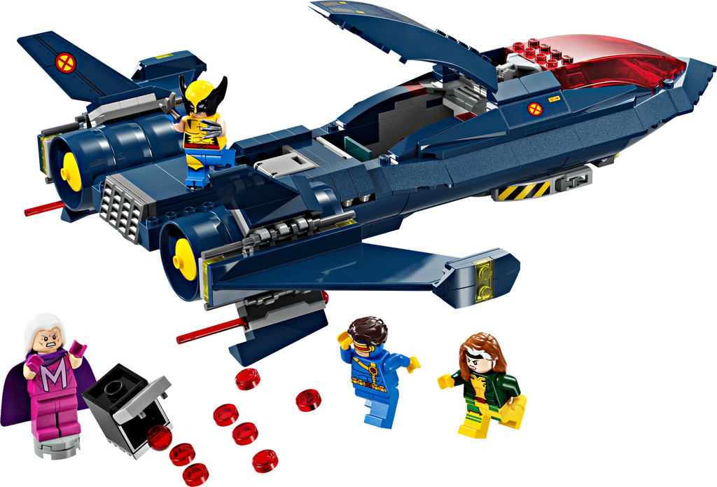 76281 X-Men X-Jet (Used) LEGO Super Heroes product image 1, provided for visual reference and product detail review