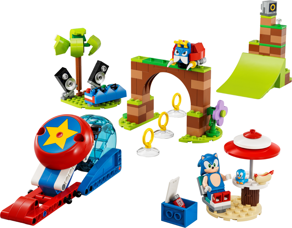 76990 Sonic's Speed Sphere Challenge (Certified) LEGO Sonic product image 1, provided for visual reference and product