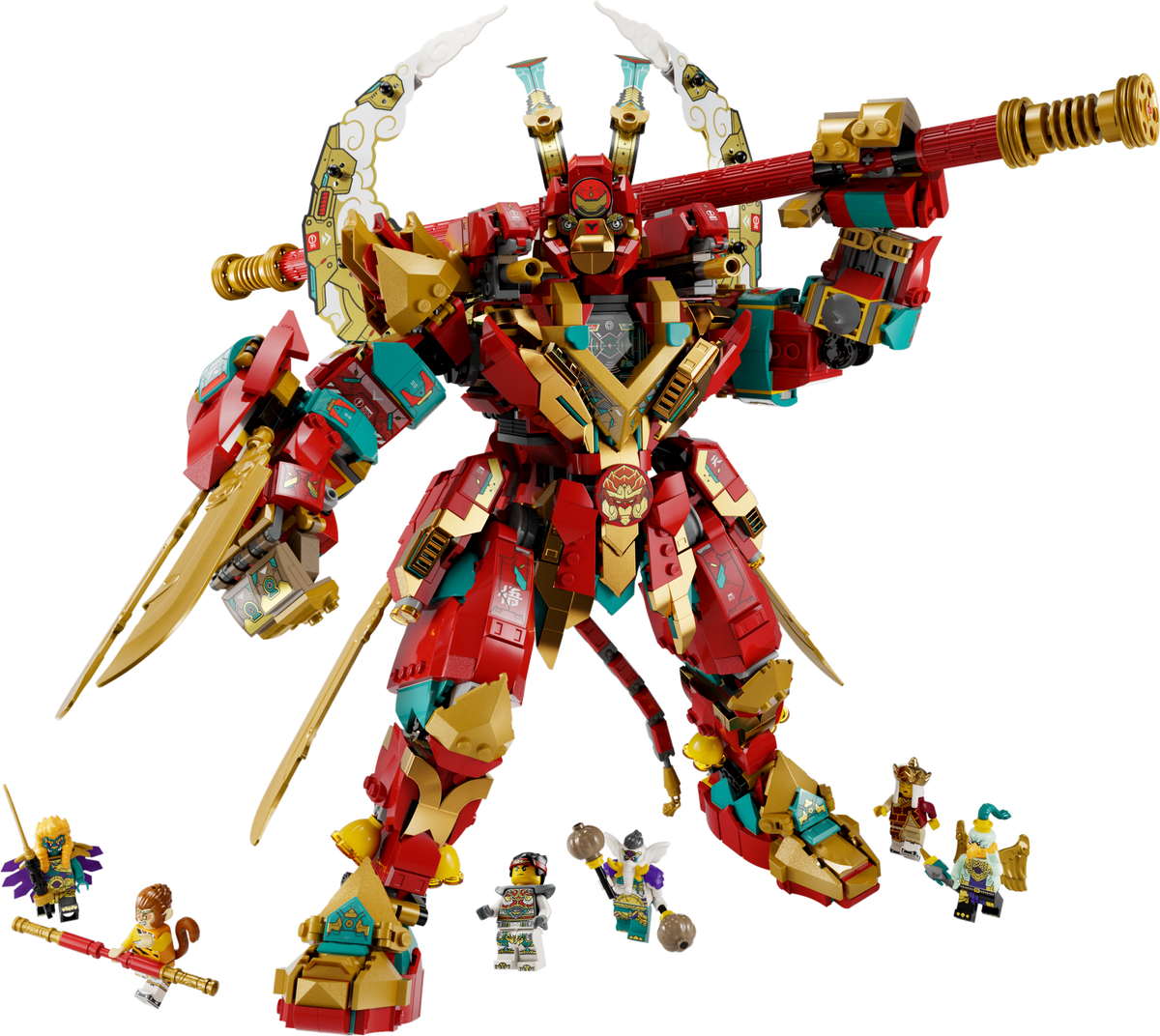 80045 Monkey King Ultra Mech (Certified) LEGO Monkie Kid product image 1, provided for visual reference and product detail