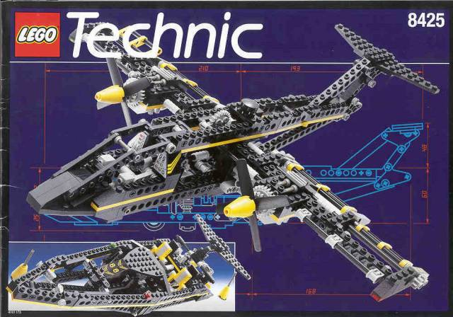 8425 Black Falcon / Sky Stormer (Certified) LEGO TECHNIC product image 2, provided for visual reference and product detail
