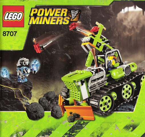 8707 Boulder Blaster (Certified) LEGO Power Miners product image 2, provided for visual reference and product detail review