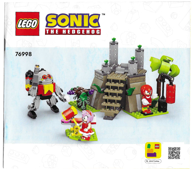 76998 Knuckles and the Master Emerald Shrine (Used) LEGO Sonic product image 2, provided for visual reference and product