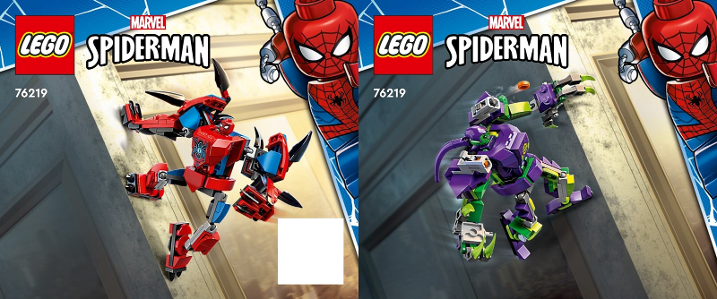 76219 Spider-Man & Green Goblin Mech Battle (Certified) LEGO Super Heroes product image 2, provided for visual reference and