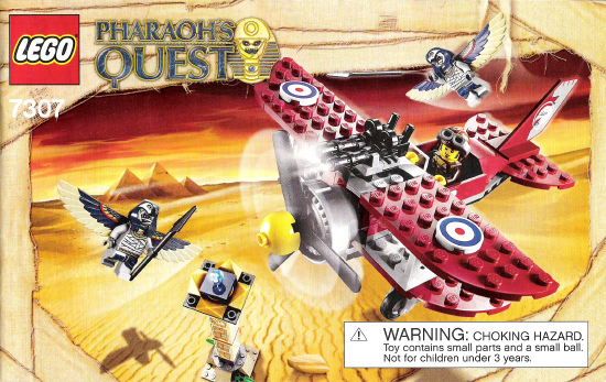 7307 Flying Mummy Attack (Used) LEGO Pharaohs Quest product image 2, provided for visual reference and product detail review