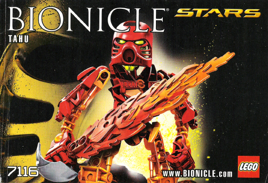 7116 Tahu (Used) LEGO BIONICLE product image 2, provided for visual reference and product detail review