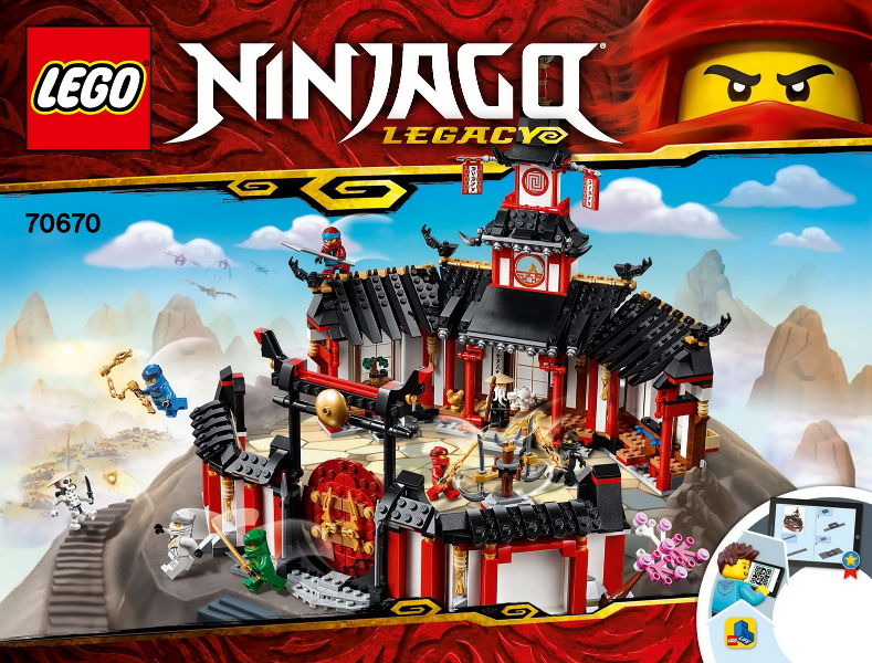 70670 Monastery of Spinjitzu (Used) LEGO Ninjago product image 2, provided for visual reference and product detail review