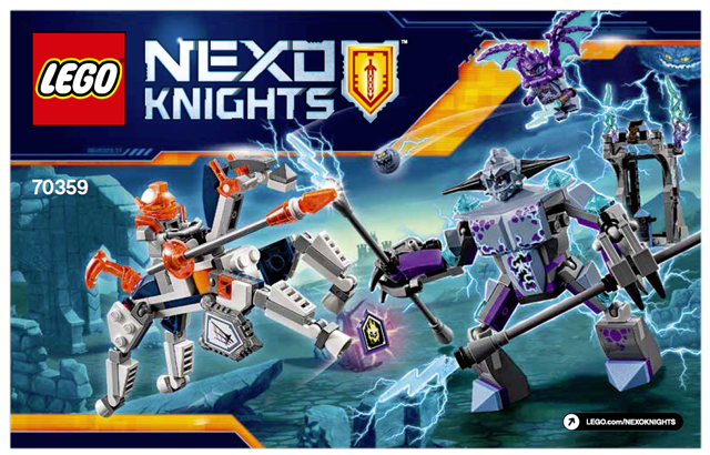 70359 Lance vs. Lightning (Certified) LEGO Nexo Knights product image 2, provided for visual reference and product detail