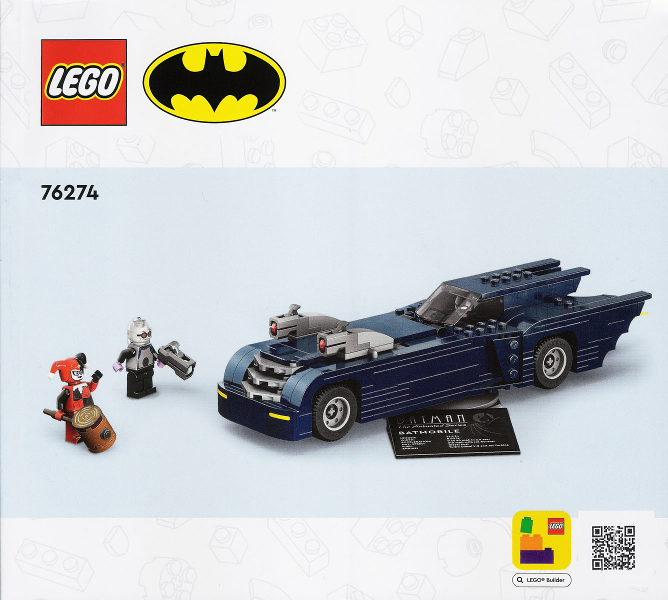 76274 Batman with the Batmobile vs Harley Quinn and Mr. Freeze (Used) LEGO Super Heroes product image 2, provided for visual