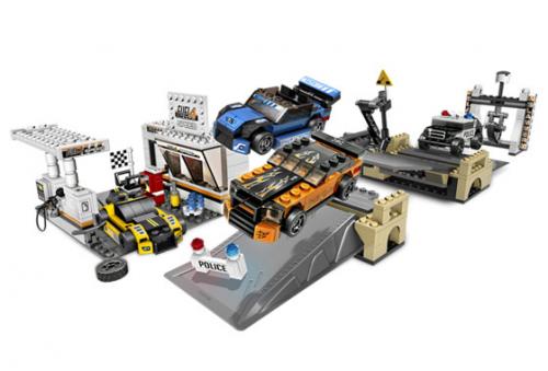 8135 Bridge Chase (Used) LEGO Racers product image 1, provided for visual reference and product detail review