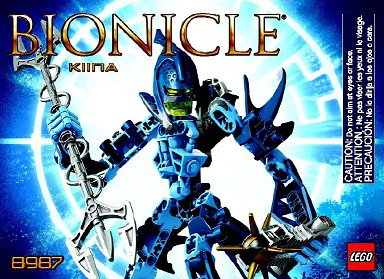 8987 Kiina (Used) LEGO BIONICLE product image 2, provided for visual reference and product detail review