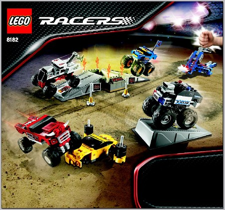 8182 Monster Crushers (Used) LEGO Racers product image 2, provided for visual reference and product detail review