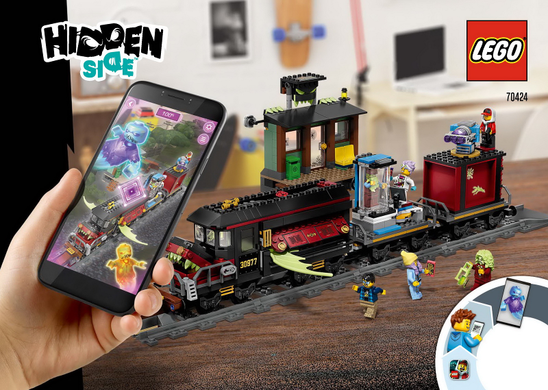 70424 Ghost Train Express (Used) LEGO Hidden Side product image 2, provided for visual reference and product detail review