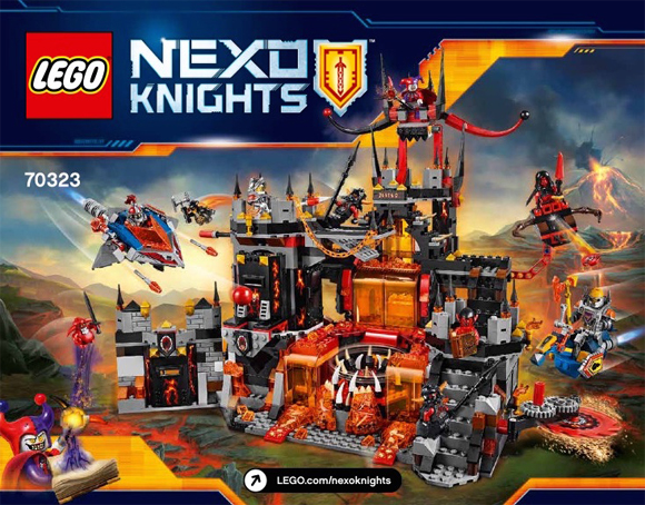 70323 Jestro's Volcano Lair (Used) LEGO Nexo Knights product image 2, provided for visual reference and product detail review
