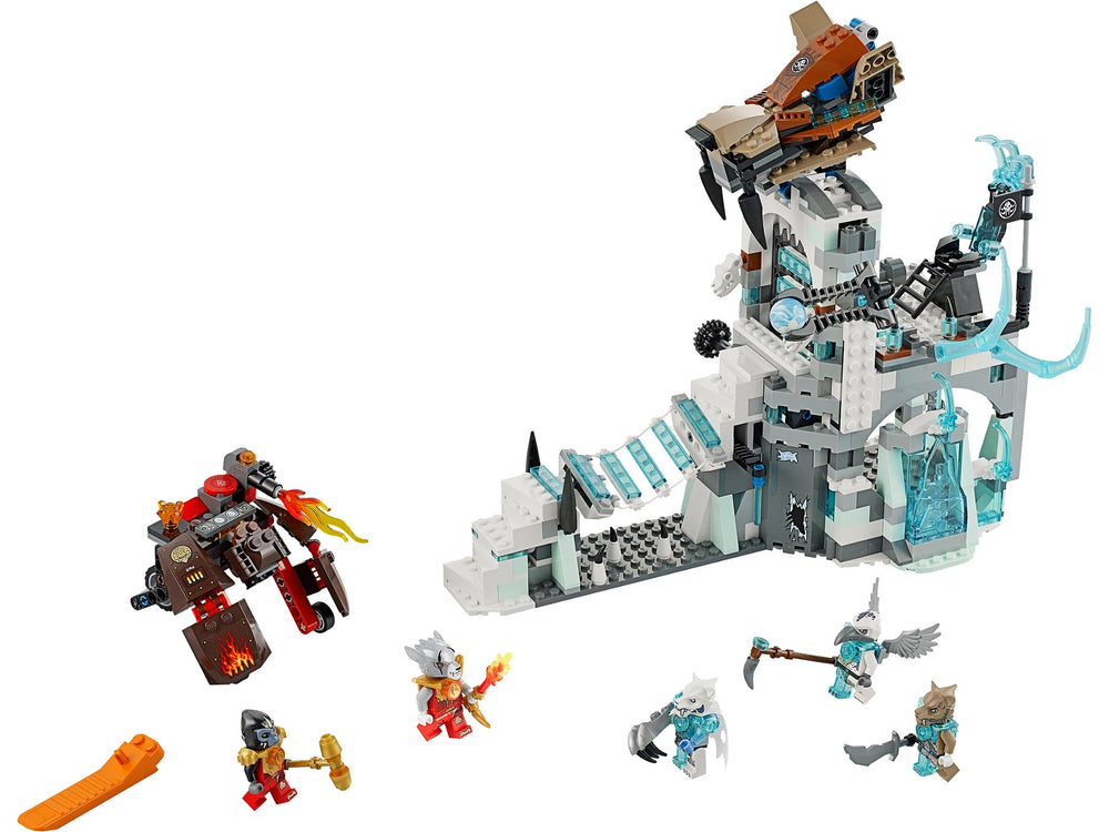 70147 Sir Fangar's Ice Fortress (Used) LEGO Legends of Chima