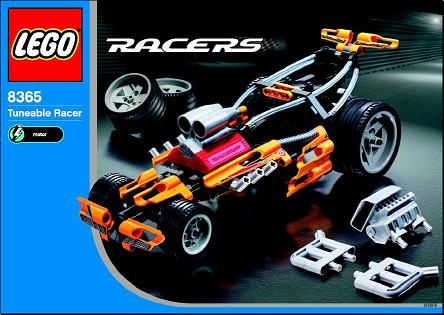 8365 Tuneable Racer (Certified) LEGO Racers product image 2, provided for visual reference and product detail review