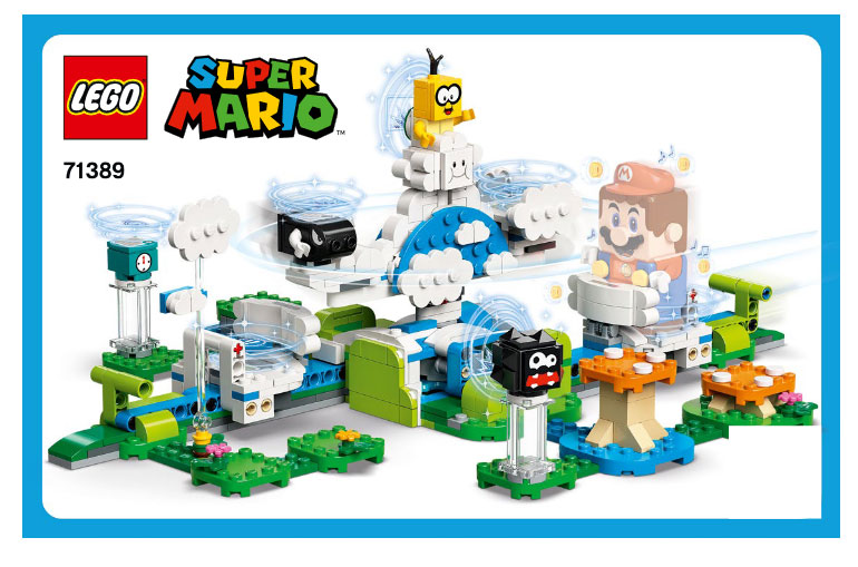 71389 Lakitu Sky World - Expansion Set (Used) LEGO Super Mario product image 2, provided for visual reference and product