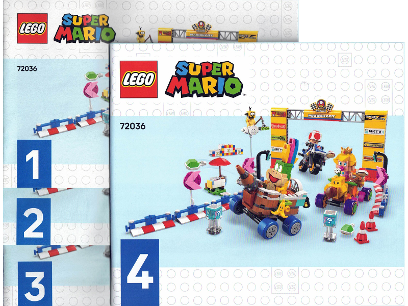 72036 Mario Kart - Baby Peach & Grand Prix Set (Used) LEGO Super Mario product image 2, provided for visual reference and