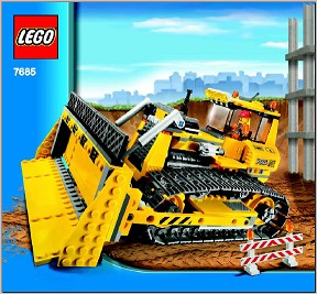 7685 Dozer (Used) LEGO City product image 2, provided for visual reference and product detail review