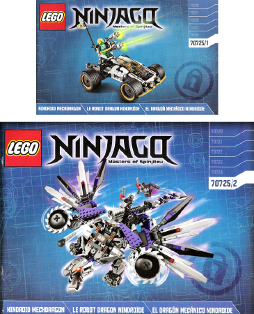 70725 Nindroid MechDragon (Certified) LEGO Ninjago product image 2, provided for visual reference and product detail review