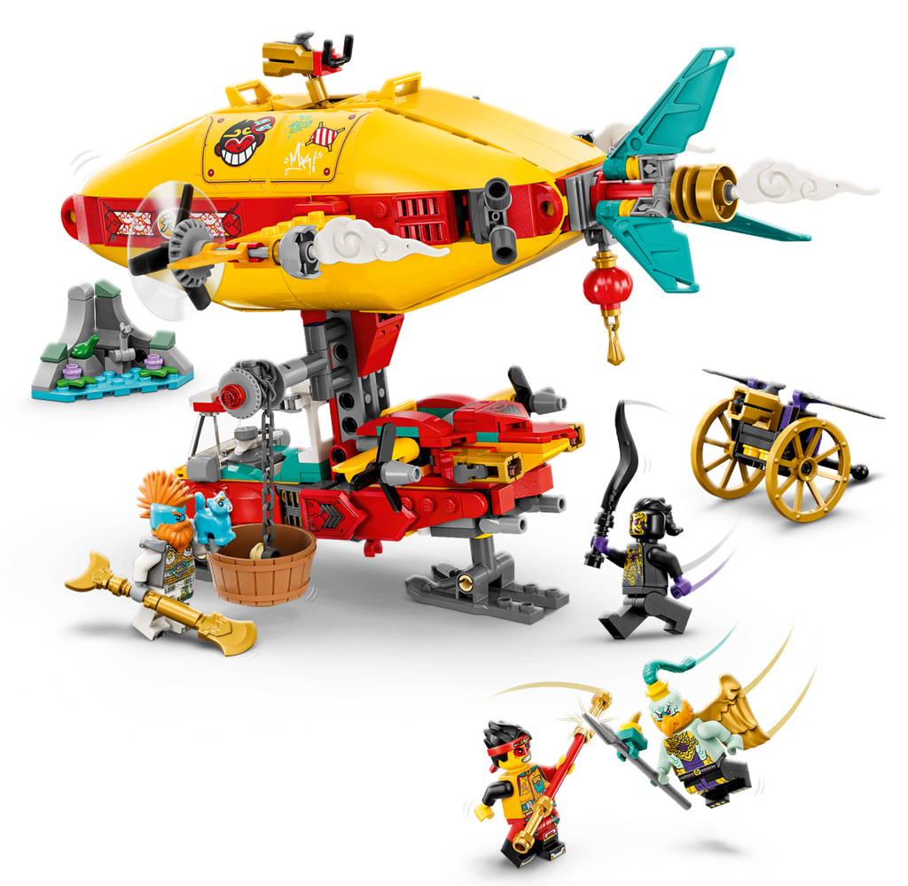 80046 Monkie Kid's Cloud Airship (Used) LEGO Monkie Kid product image 1, provided for visual reference and product detail