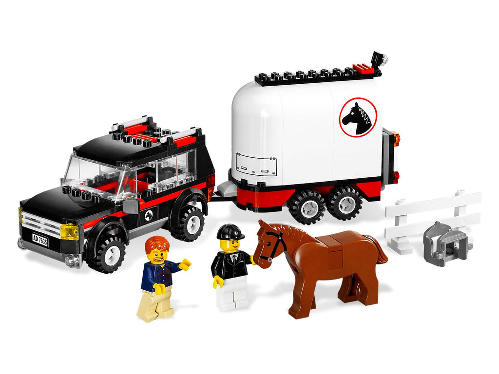 7635 4WD with Horse Trailer (Certified) LEGO City product image 1, provided for visual reference and product detail review