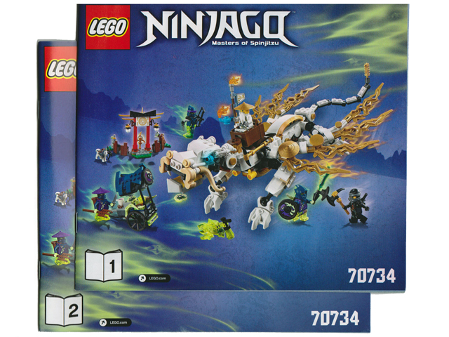 70734 Master Wu Dragon (Used) LEGO Ninjago product image 2, provided for visual reference and product detail review