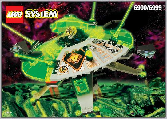 6999 Cyber Saucer (with Mask) (Used) LEGO Space product image 2, provided for visual reference and product detail review