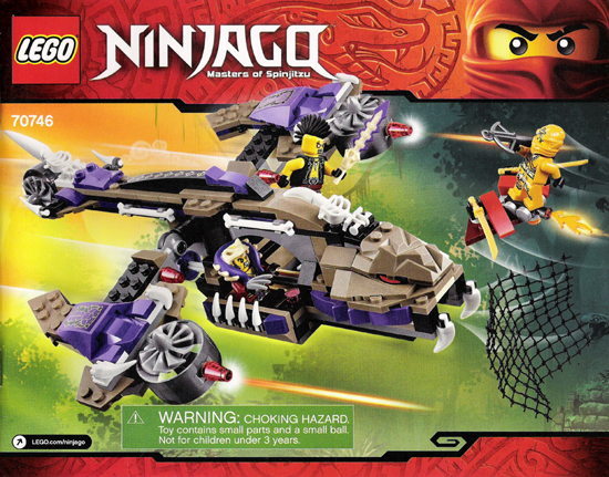 70746 Condrai Copter Attack (Used) LEGO Ninjago product image 2, provided for visual reference and product detail review