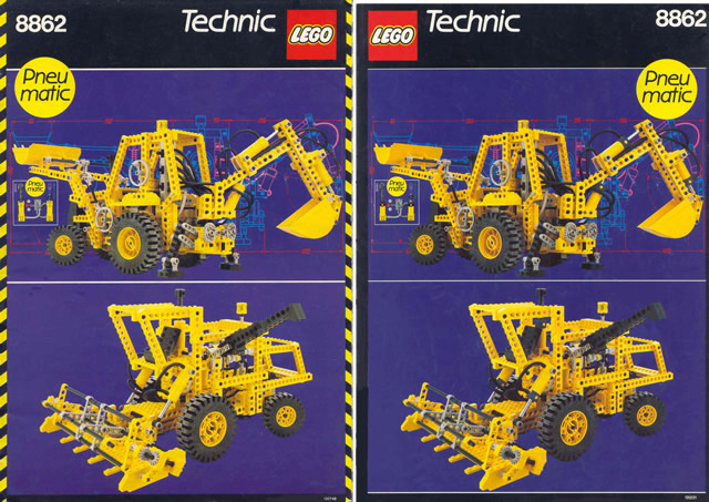 8862 Backhoe Grader (Certified) LEGO TECHNIC product image 2, provided for visual reference and product detail review