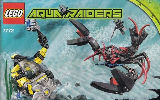 7772 Lobster Strike (Used) LEGO Aquazone product image 2, provided for visual reference and product detail review