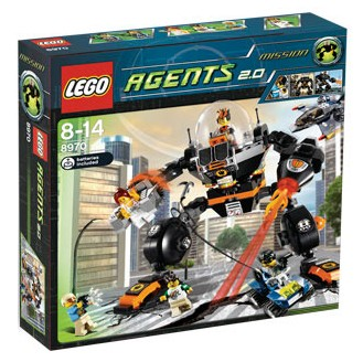 8970 Robo Attack (Retired) LEGO Agents product image 1, provided for visual reference and product detail review
