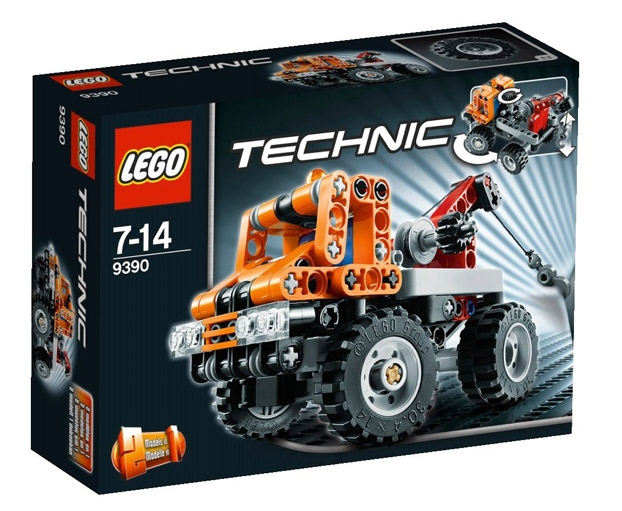 9390 Mini Tow Truck (Retired) LEGO TECHNIC product image 1, provided for visual reference and product detail review