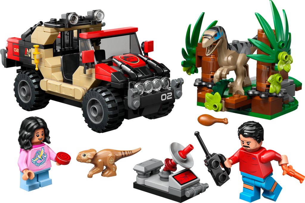 76972 Raptor Off-Road Escape (Certified) LEGO Jurassic World product image 1, provided for visual reference and product