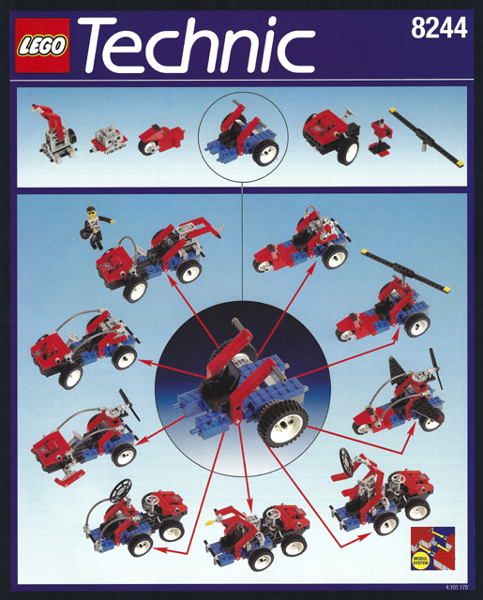 8244 Convertables (Certified) LEGO TECHNIC product image 1, provided for visual reference and product detail review
