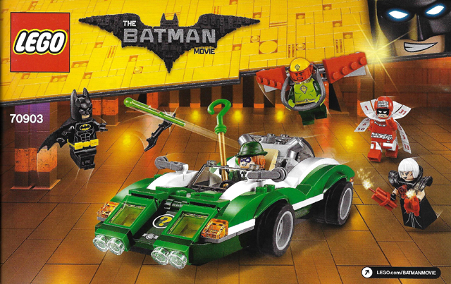 70903 The Riddler Riddle Racer (Certified) LEGO The LEGO Batman Movie product image 2, provided for visual reference and
