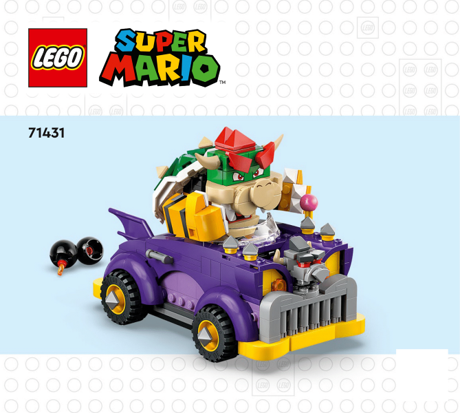 71431 Bowser's Muscle Car - Expansion Set (Certified) LEGO Super Mario product image 2, provided for visual reference and