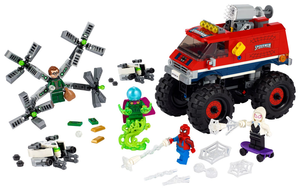 76174 Spider-Man's Monster Truck vs. Mysterio (Used) LEGO Super Heroes product image 1, provided for visual reference and