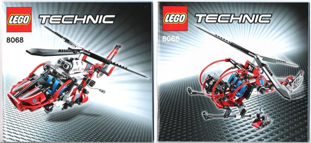 8068 Rescue Helicopter (Certified) LEGO TECHNIC product image 2, provided for visual reference and product detail review