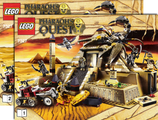 7327 Scorpion Pyramid (Certified) LEGO Pharaohs Quest product image 2, provided for visual reference and product detail