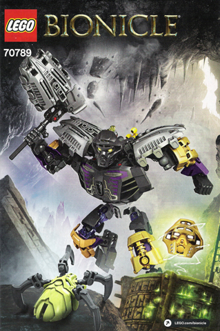 70789 Onua - Master of Earth (Used) LEGO BIONICLE product image 2, provided for visual reference and product detail review