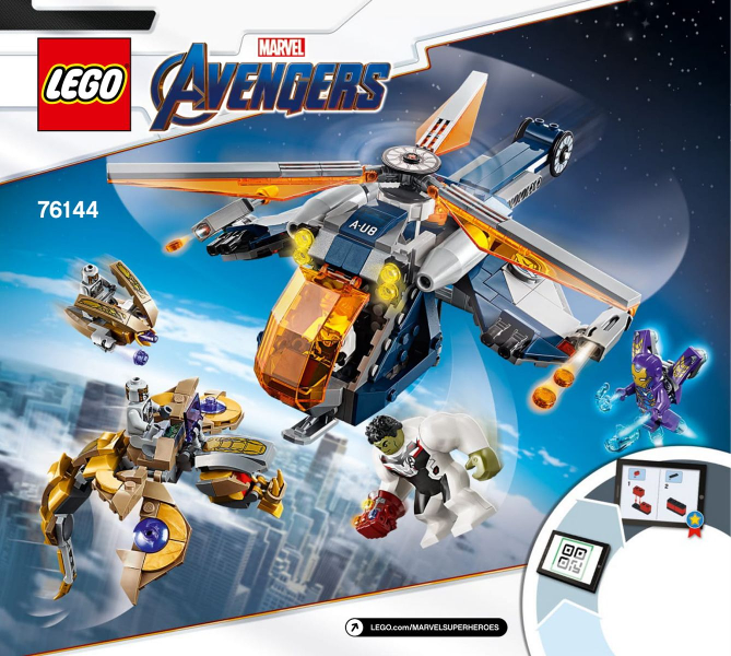 76144 Avengers Hulk Helicopter Rescue (Certified) LEGO Super Heroes product image 2, provided for visual reference and
