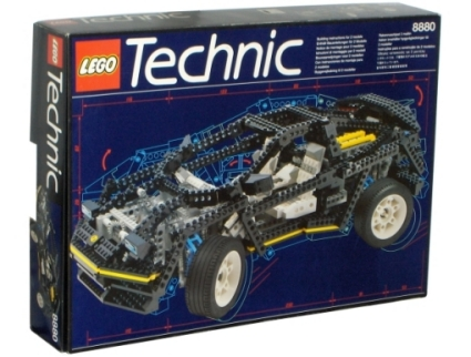 8880 Super Car (Retired) LEGO TECHNIC product image 1, provided for visual reference and product detail review