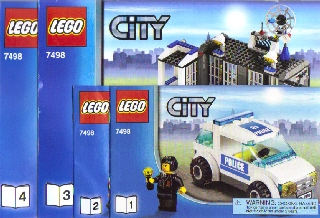 7498 Police Station (Certified) LEGO City product image 2, provided for visual reference and product detail review