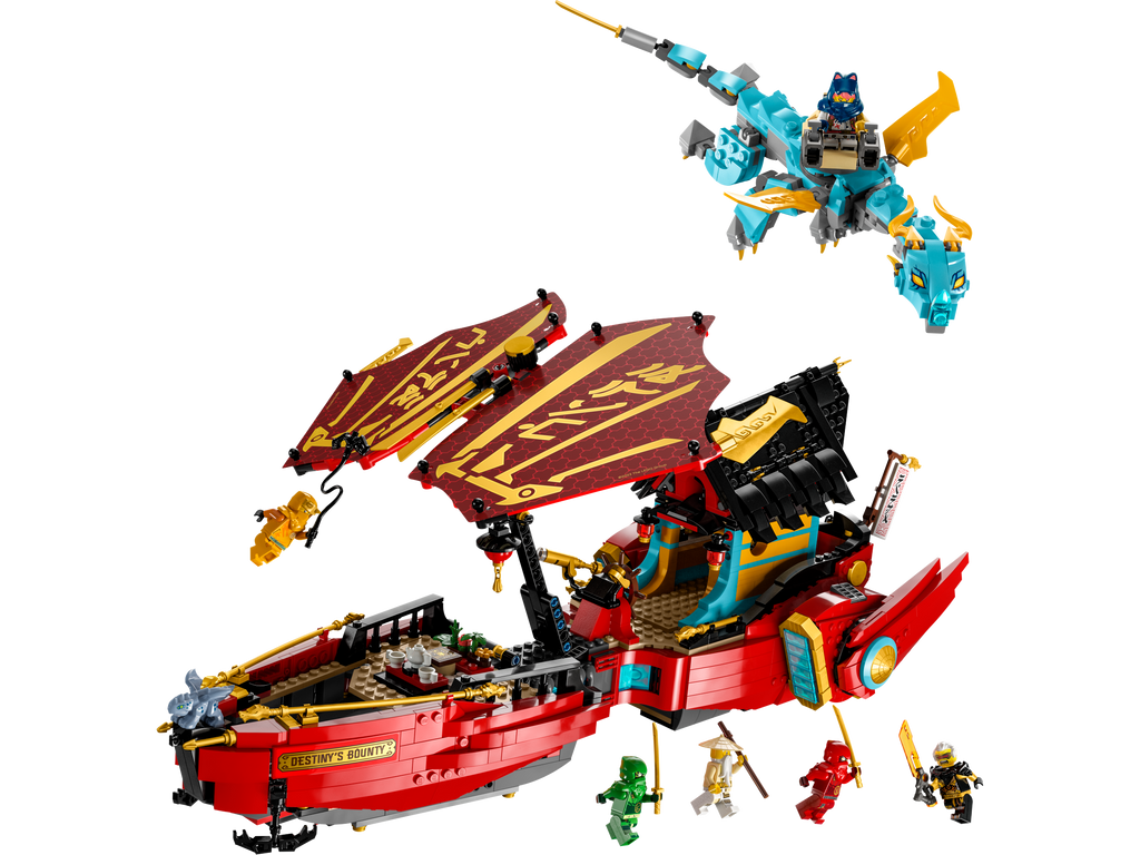 71797 Destiny's Bounty - Race Against Time (Used) LEGO Ninjago product image 1, provided for visual reference and product